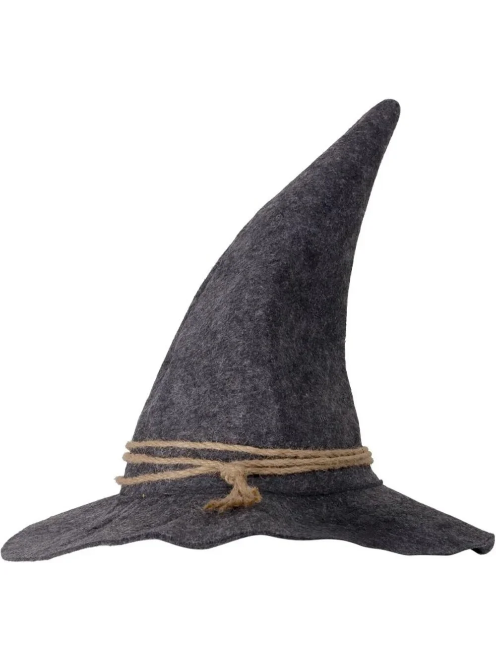 Halloween Grey Scarecrow Hat Adults Wizard Witch Halloween Costume For Parties